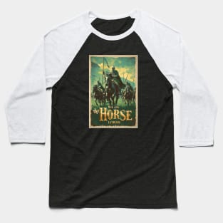 Ride with the Horse Lords - Vintage Travel Poster - Fantasy Baseball T-Shirt